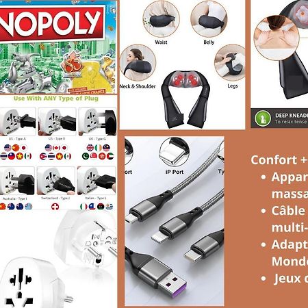 Mona Lisa : Superbe Loft Centre Ville - Parking Gratuit - Wifi Ultra Rapide-Appareil Massage-Netflix-Jeu Societe Troyes Ngoại thất bức ảnh